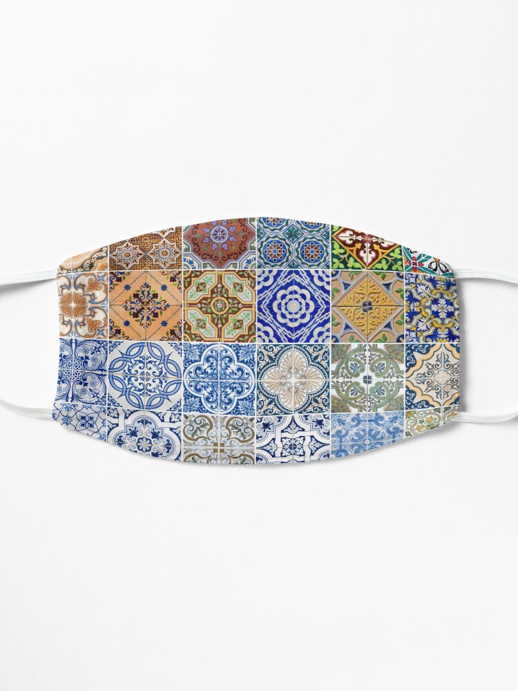 Alternate view of Set of 48 ceramic tiles patterns Mask