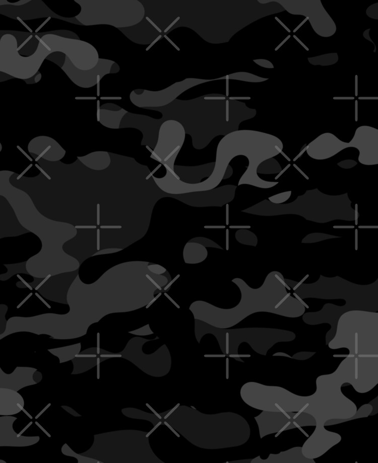 Camouflage Pattern Cool Army Grey Camo Print Color for Lovers of