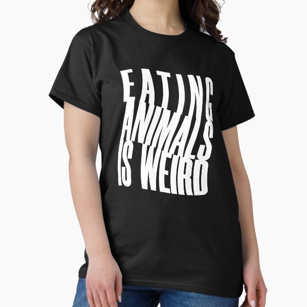 Item preview, Eating Animals Is Weird - twisted - vegan animal activism designed and sold by EarthlingTom.
