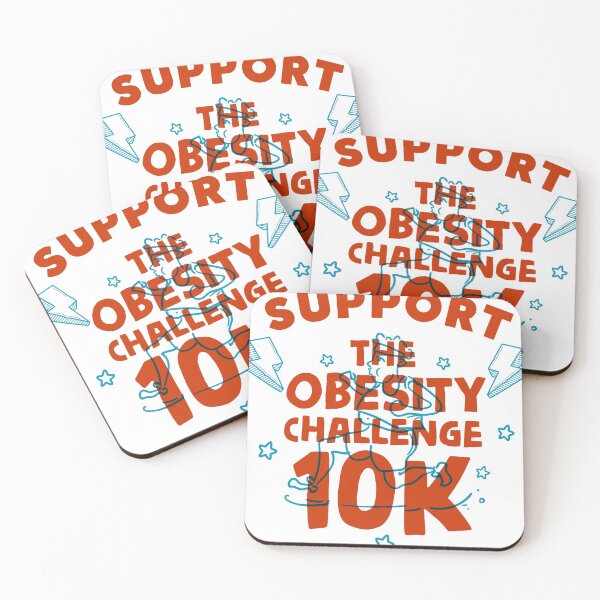 Item preview, Support the Obesity Challenge 10K designed and sold by jimmyroyaltee.