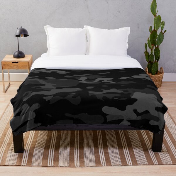 Artikelvorschau, Tarnmuster Cool Army Midnight Camo Print Grau und Schwarz für Liebhaber der Streitkräfte entworfen und verkauft von BCNDesign.