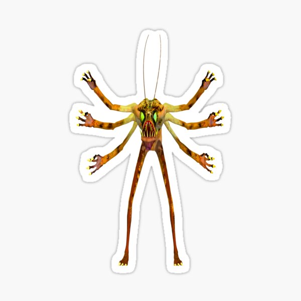 "Creeper With Six Arms" Sticker by Mythos57 Redbubble