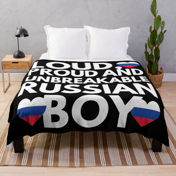 Aperçu de l'œuvre Je suis un garçon russe fort, fier et incassable créée et vendue par HelloFromAja.