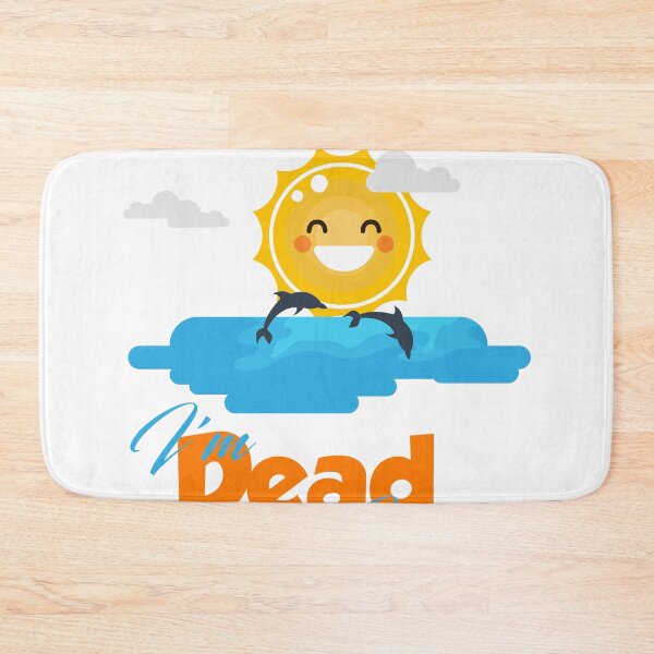 Item preview, Im Dead Inside Funny Saying Dolphin And Sunshine graphic designed and sold by Lisbob.