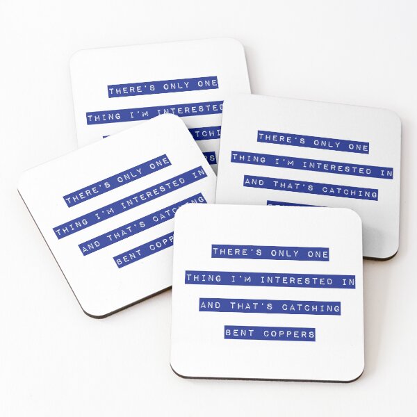 Bent Coppers - Line of Duty 2 Coasters (Set of 4)