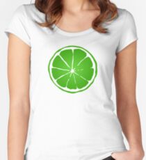 Lime Women's Fitted Scoop T-Shirt