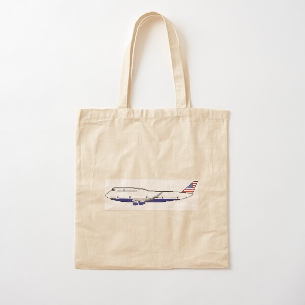 USA PLANE Cotton Tote Bag
