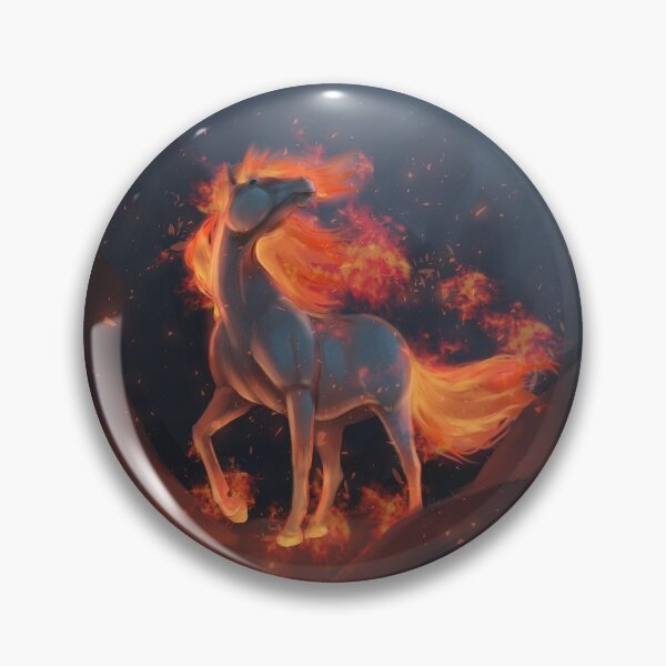 Item preview, Fire horse designed and sold by RosenniaArts.