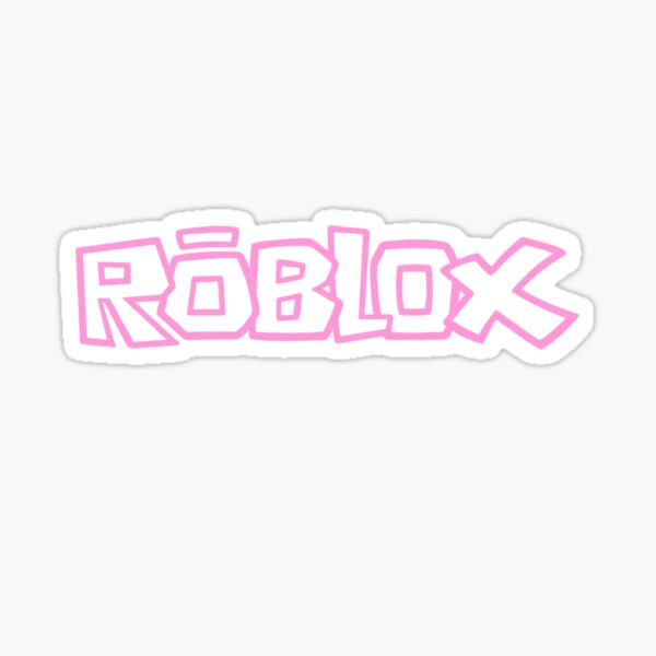 Red Blox Logo Sticker By Tubers Redbubble - roblox logo rosa