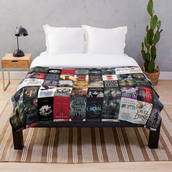 YA young adult fantasy books blanket Throw Blanket