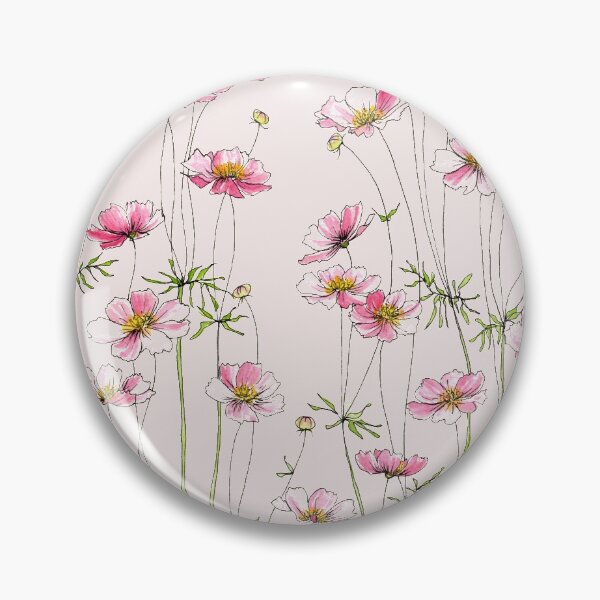 Item preview, Pink Cosmos Flowers designed and sold by JRoseDesign.