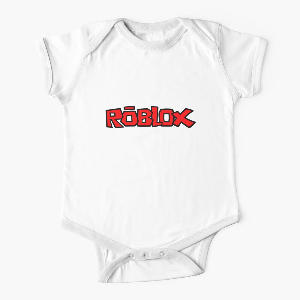 Red Blox Logo Baby One Piece By Tubers Redbubble - roblox one piece shirt