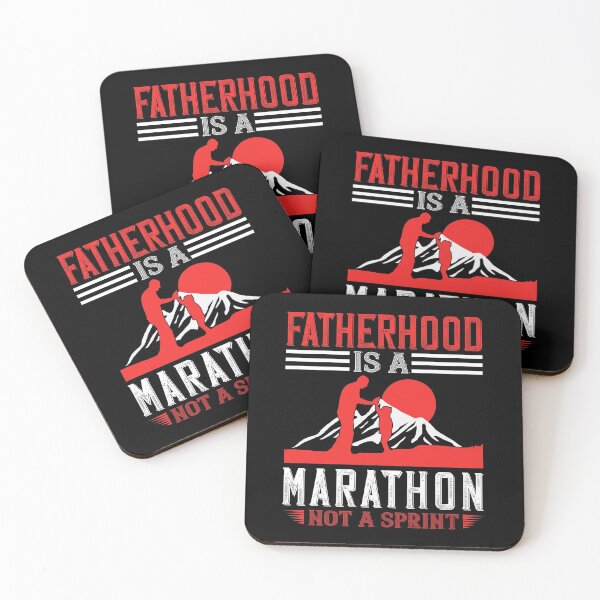 Item preview, Fathers day gift | Fatherhood is a marathon not a sprint designed and sold by teamph.