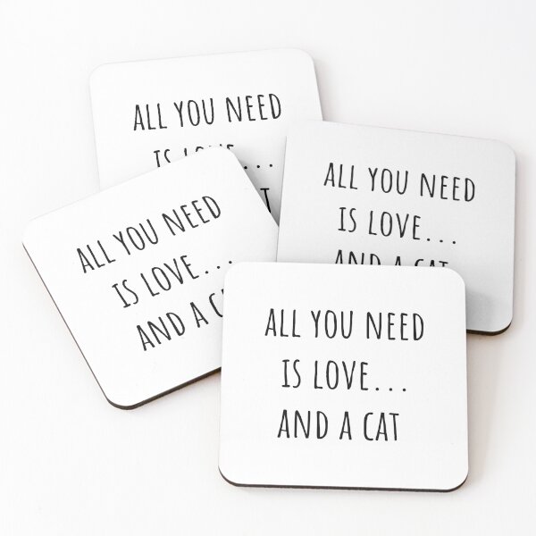 Item preview, Copy of All you need is love... and a cat designed and sold by hexdecor.
