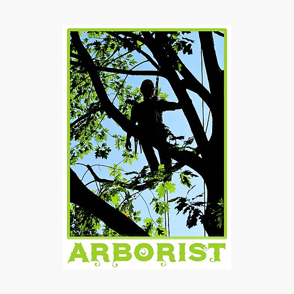 Item preview, Arborist / Tree Worker Silhoutte Design designed and sold by Imladris01.