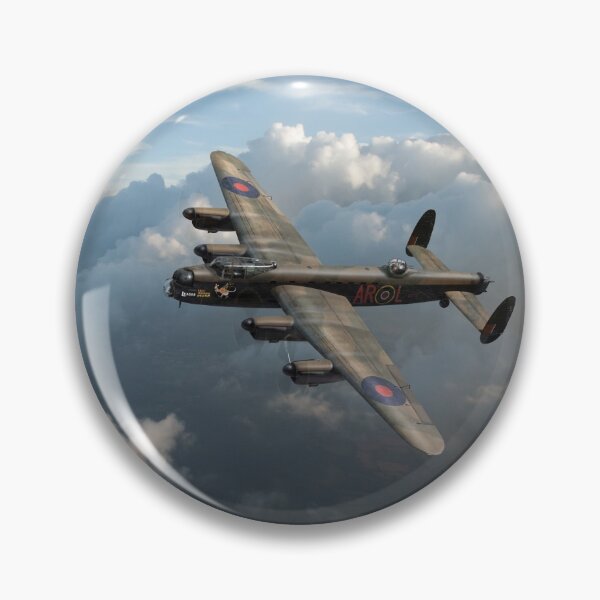 Item preview, Lancaster W5005 AR-L Leader above clouds designed and sold by Flight Artworks.