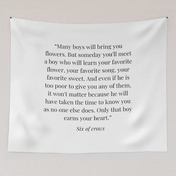 Item preview, Six of crows quote designed and sold by Amelieva.