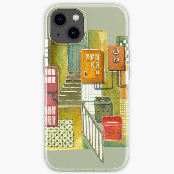 Hong Kong Tong Lau (Old style Chinese shophouse) iPhone Soft Case