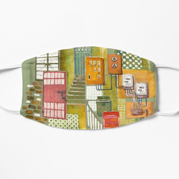 Hong Kong Tong Lau (Old style Chinese shophouse) Mask