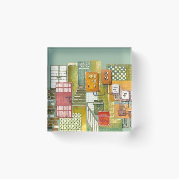 Item preview, Hong Kong Tong Lau (Old style Chinese shophouse) designed and sold by Leafbear Studio.