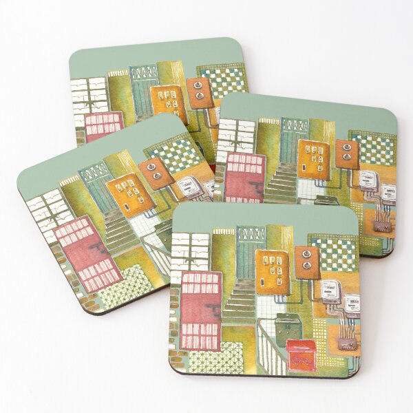 Item preview, Hong Kong Tong Lau (Old style Chinese shophouse) designed and sold by Leafbear Studio.