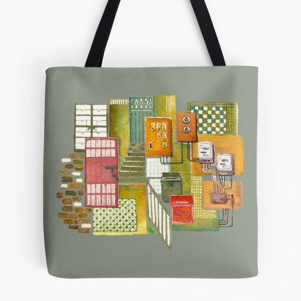 Item preview, Hong Kong Tong Lau (Old style Chinese shophouse) designed and sold by Leafbear Studio.