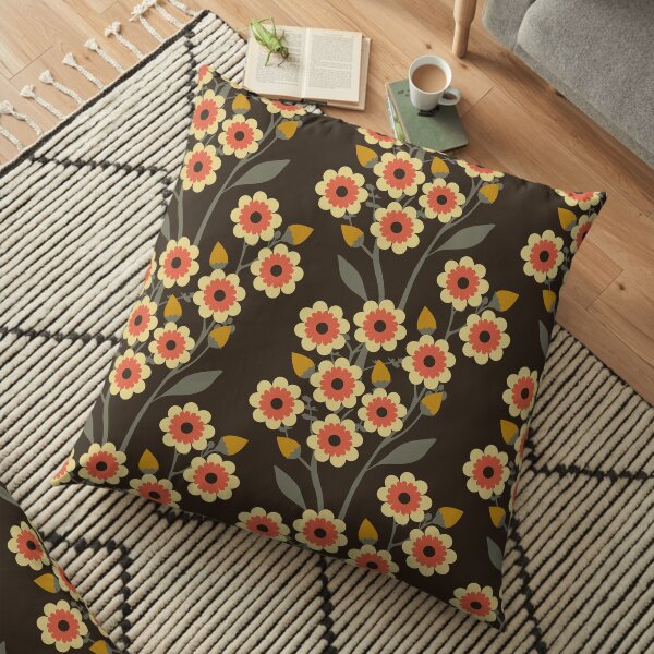 Hot Summer Night Floor Pillow