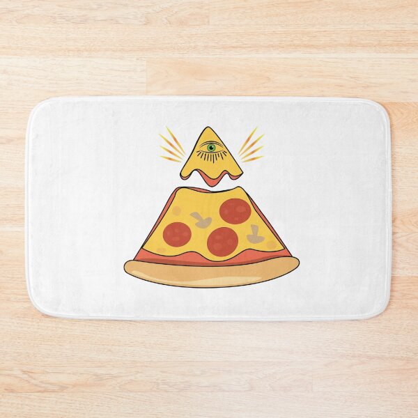 Item preview, In Pizza We Crust graphic Trust Illuminati Eye print designed and sold by Lisbob.