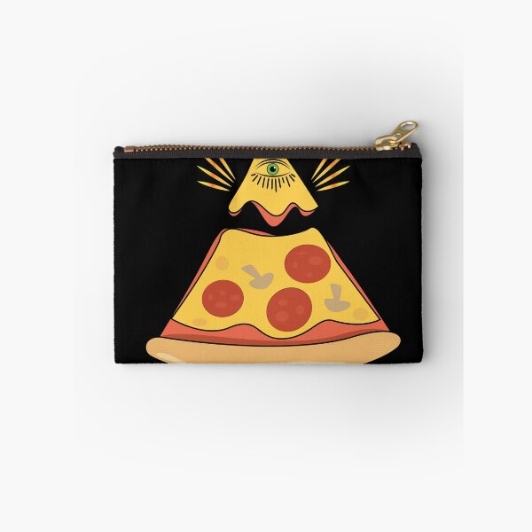 Item preview, In Pizza We Crust graphic Trust Illuminati Eye print designed and sold by Lisbob.