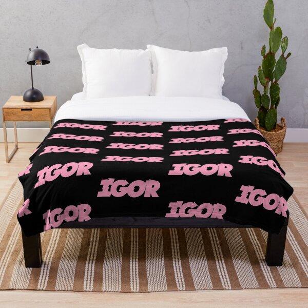 Pink Igor Throw Blanket