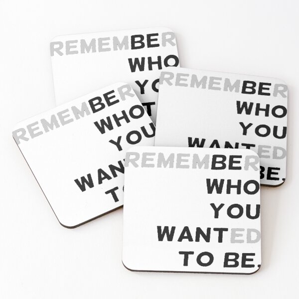 Item preview, REMEMBER WHO YOU WANTED TO BE designed and sold by MotivationMafia.