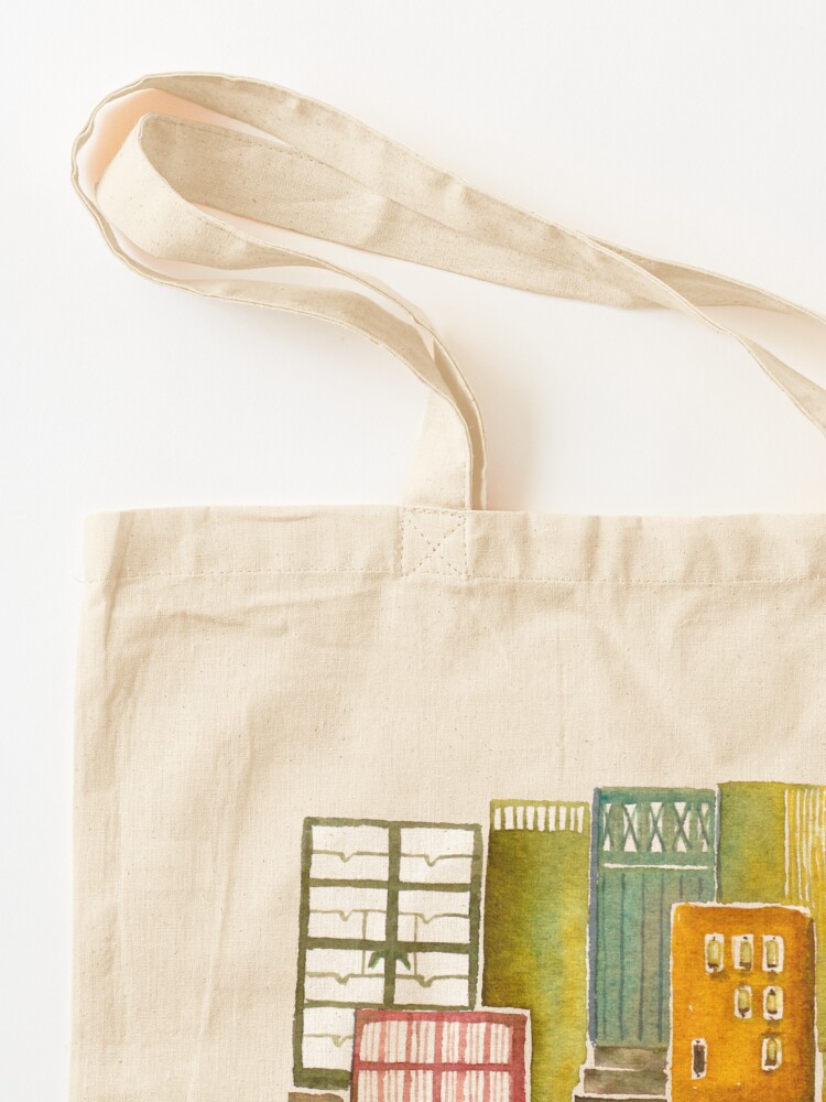 Alternate view of Hong Kong Tong Lau (Old style Chinese shophouse) Tote Bag