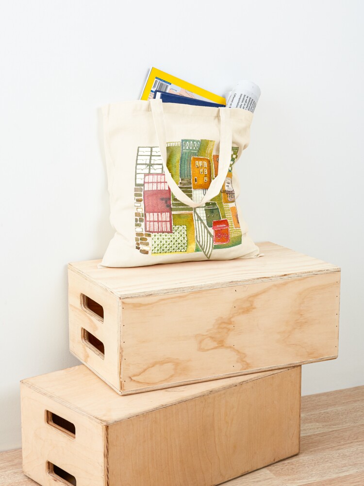 Alternate view of Hong Kong Tong Lau (Old style Chinese shophouse) Tote Bag