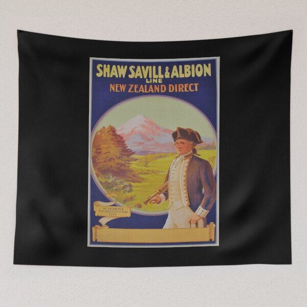 Artikelvorschau, New Zealand Direct vintage travel poster entworfen und verkauft von stickart-marek.