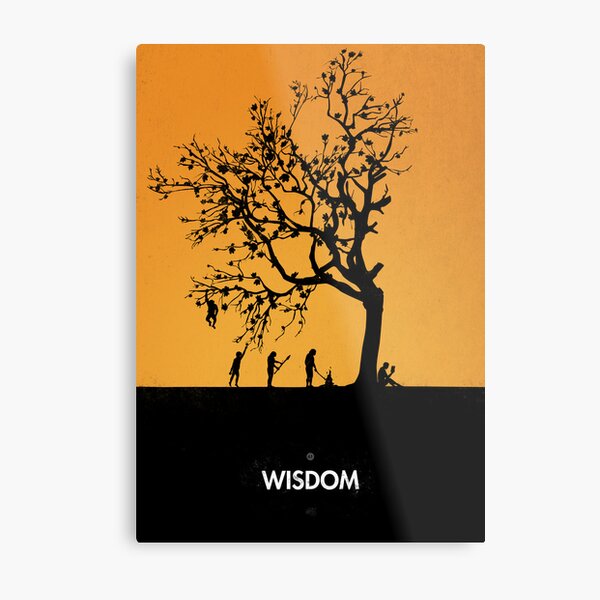 99 Steps of Progress - Wisdom Metal Print