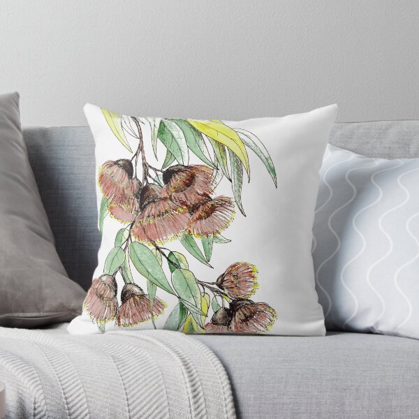 AnnieBCreative Beautiful Australian Native Floral Print Throw Pillow 18x18 Multicolor AnnieBCreative Beautiful Australian Native Floral Print Throw Pillow 18x18 Multicolor