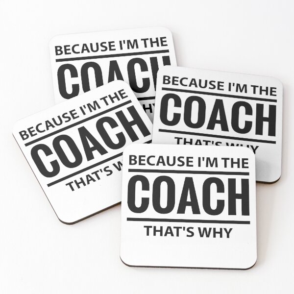Item preview, Because I'm The Coach That's Why Sport Trainer T-Shirt designed and sold by Nelis.