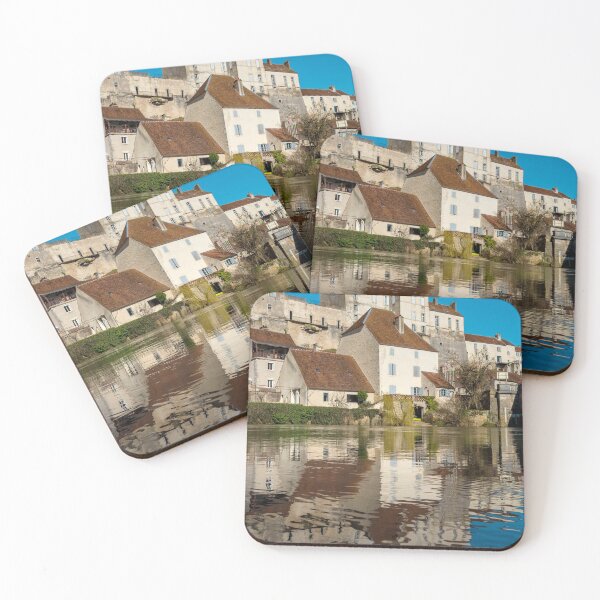 Item preview, Panoramic view of Pesmes village in Burgundy, winter designed and sold by Alexander Sorokopud.