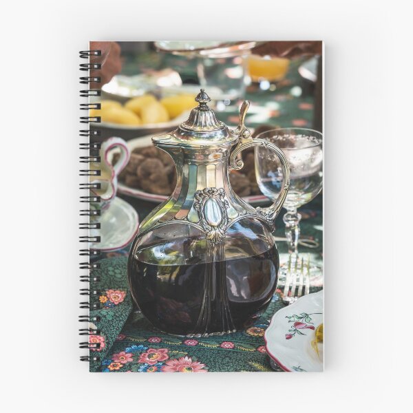 Item preview, Wine jug made of crystal and silver. Antique item for the table. Elegant rich dishes for decorating a feast. designed and sold by Alexander Sorokopud.