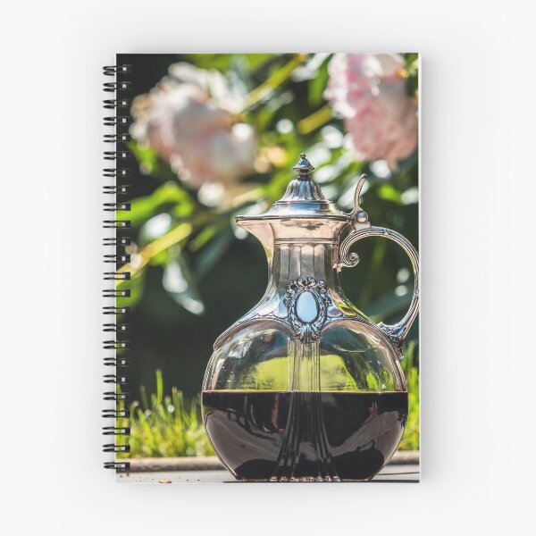 Item preview, Wine jug made of crystal and silver. Antique item for the table. Elegant rich dishes for decorating a feast. designed and sold by Alexander Sorokopud.