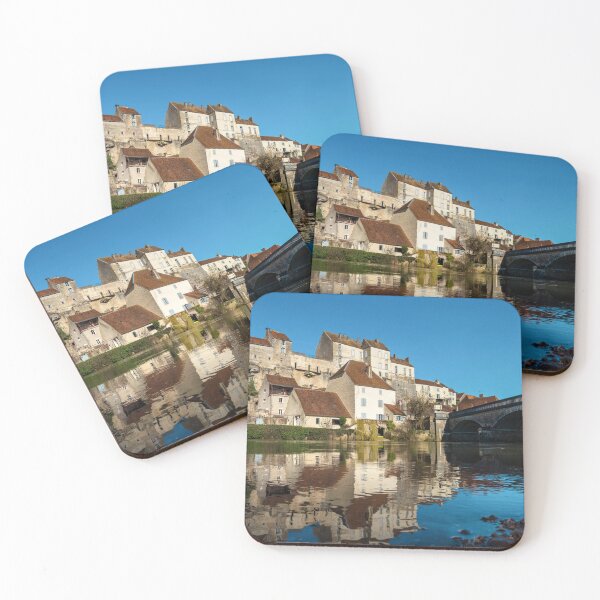 Item preview, Panoramic view of Pesmes village in Burgundy, winter designed and sold by Alexander Sorokopud.