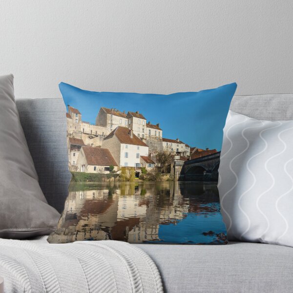 Item preview, Panoramic view of Pesmes village in Burgundy, winter designed and sold by Alexander Sorokopud.