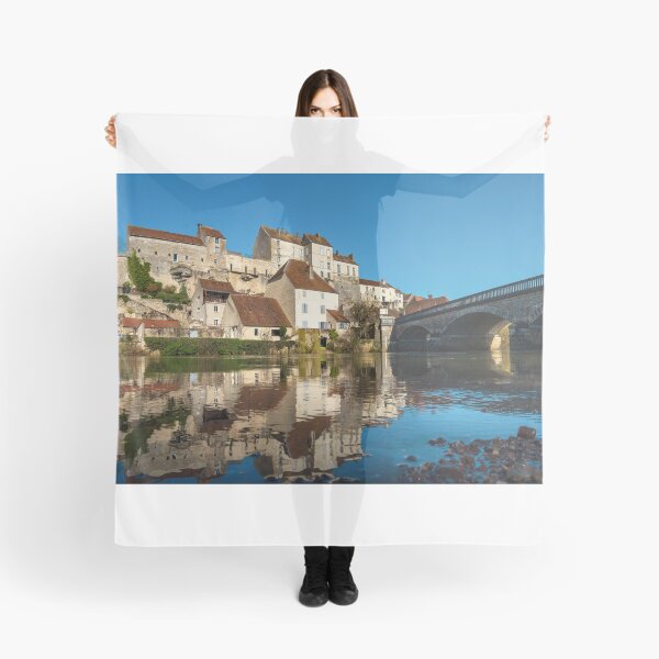 Item preview, Panoramic view of Pesmes village in Burgundy, winter designed and sold by Alexander Sorokopud.