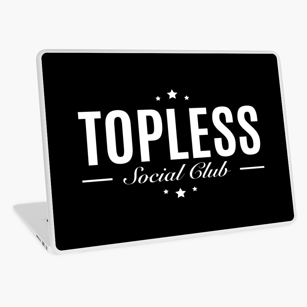 Topless Social Club Logo (white)