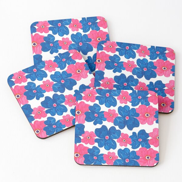 Item preview, BOLD FLORAL COLOUR PEN ART designed and sold by PrachiManerikar.