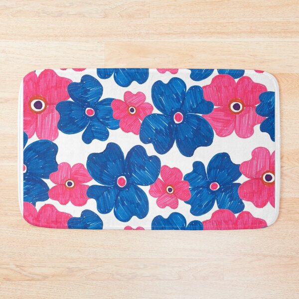 Item preview, BOLD FLORAL COLOUR PEN ART designed and sold by PrachiManerikar.