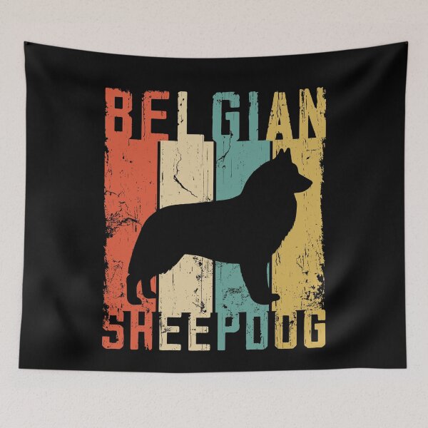 Item preview, Belgian Sheepdog Dog Vintage Retro Style designed and sold by rafaeltto.