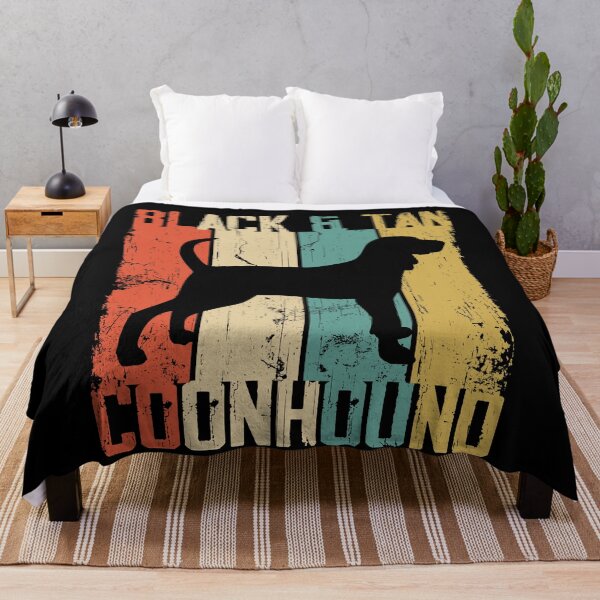 Item preview, Black Tan Coonhound Dog Vintage Retro Style designed and sold by rafaeltto.