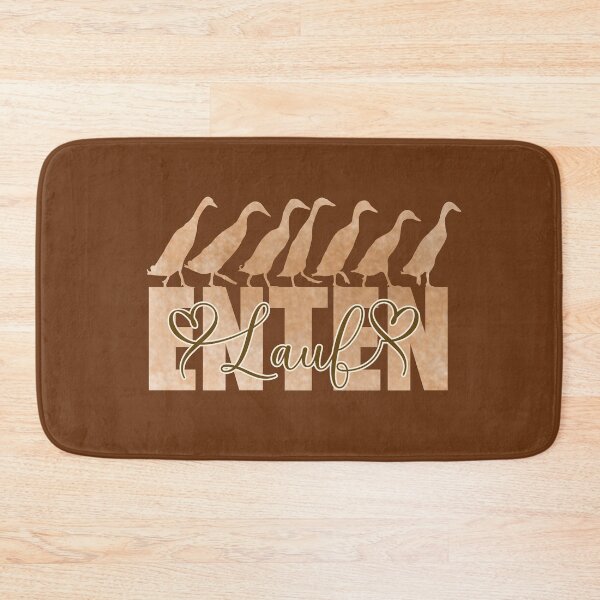 Item preview, Brown duck lettering designed and sold by anatida.