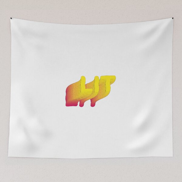 Item preview, Trend word Lit - cool gradient effect designed and sold by KiwiBrush.